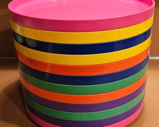 Multicolor Massimo Vignelli for Heller Plates - Set of 12