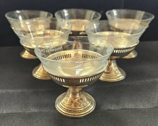 Sterling Sherbets Set of 6