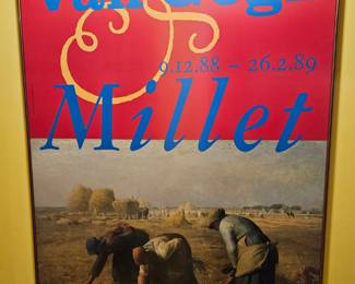VINTAGE VAN GOGH MILLET EXHIBITION POSTERS