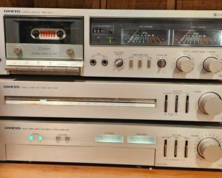 Vintage Onkyo Stereo Equipment 