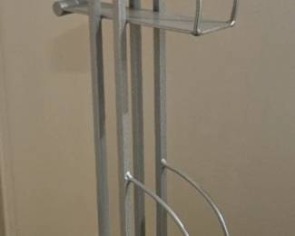 3 Tier Pewter Magazine Rack