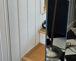 Mid-Century Modern Mirrored Pedestal