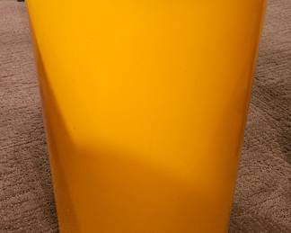 Vintage Mustard Yellow kartell Bin