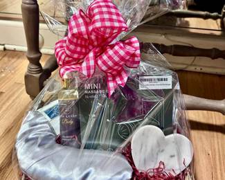 Massage gift basket