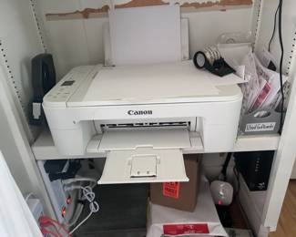 Printer bundle with  new ink and paper and picture paper all included