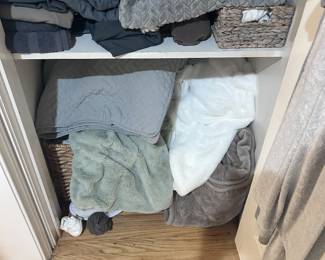 Tons of fluffy, soft blankets, and nice towels and washcloths