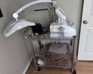 M.D.I Microderm abrasion machine with red light