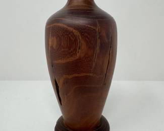 23 2007HandcraftedOsageOrangeWoodVasebyThorn