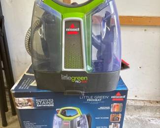 126 NearlyNewBissellLittleGreenProHeatPortableCarpetCleaner
