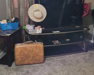 Large television, television stand