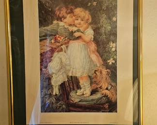 Framed Print of “Over the Garden Wall” by Frederick Morgan