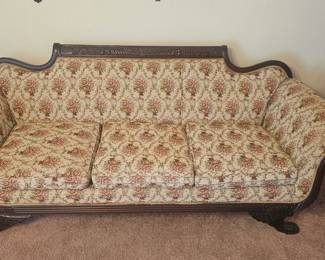Antique Duncan Phyfe Style Sofa