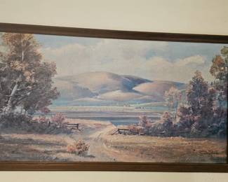 Large Framed Picture by Stricker