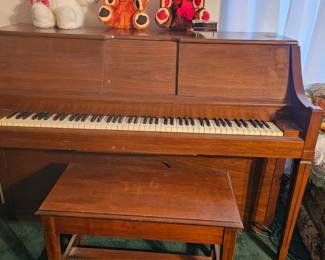 Ivers & Pond Player Piano with Bench