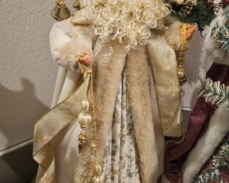 Beige Freestanding Santa