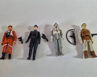 Star Wars Lot Of 4 Action Figures With Weapons
