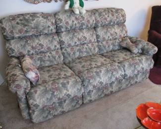 Floral High Back Sofa