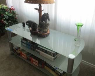 Glass TV Stand