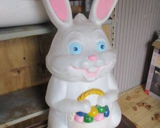 36" Blow Mold Easter Rabbit