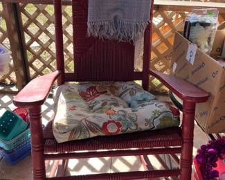 red rocking chair - two available