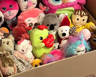 assorted plush