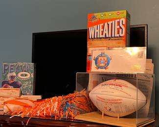 assorted Tennessee and Peyton collectibles