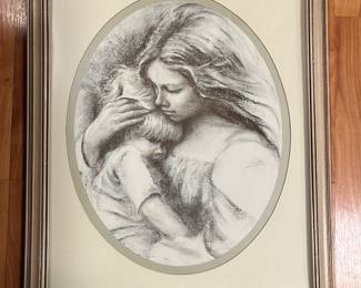 "A Mother and Child" print by Marilyn Zapp