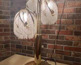 1980’s glass teardrop lamp