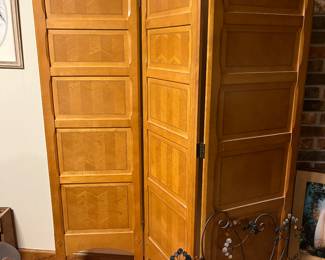 oak room divider