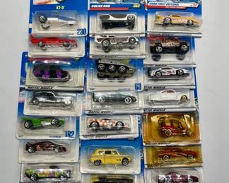 (24) NIB Mattel Hot Wheels Early 2000s Toy Cars