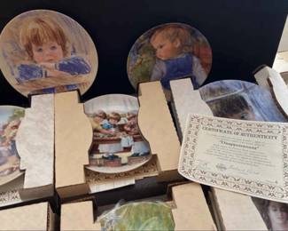 Series Of Frances Hook Plates With Couple Of Jeanine Down Also