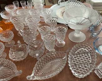 Lot Of Glass Dishware Collectibiles