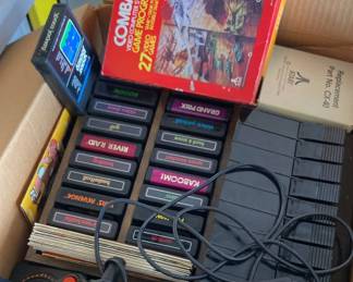 Atari Game Accessories and Games