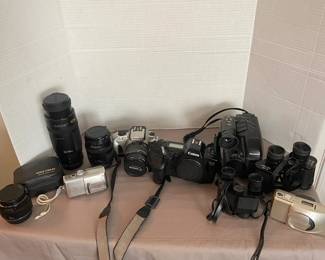 Video Camera, Two 35mm Cameras, And More 