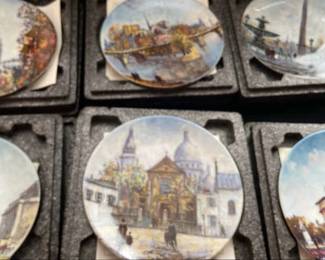 Six Bradford Exchange Limoges Playes