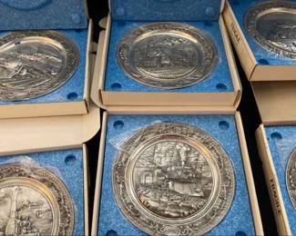 Legendary Steam Trains Pewter Plates