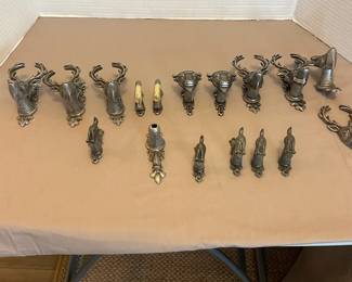 Wildlife Pewter Hanger Hooks