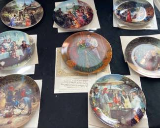 Family Kappleman Plates And One Scarlett OHara