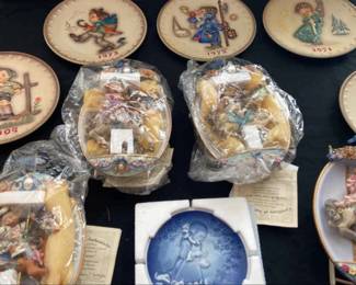 Hummel Plates , Bradford Exchange Music Boxes, And Bing Grondahl Plate 