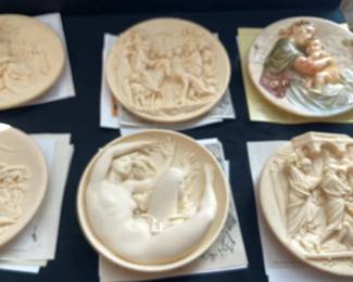  02 Six Bradford Exchange Studio Dante Plates