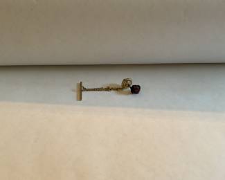 Garnet Tie Tack 