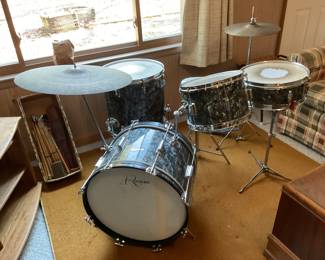 Vintage Rogers Drums with some extra 