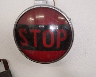 Vintage auto stop light