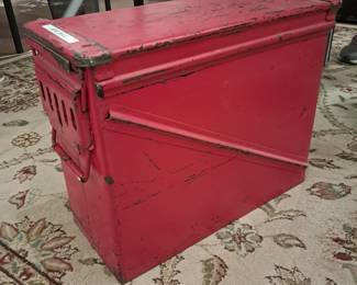 Vintage large military ammo box