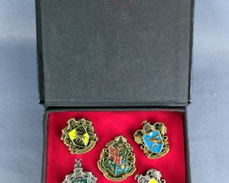 Harry Potter House Enameled Lapel Pins Including Gryffindor, Slytherin, HufflePuff, Ravenclaw And More