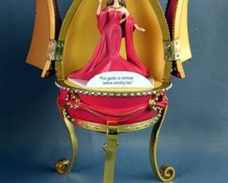 Mattel Exclusively From Avon Barbie Countess Of Rubies Musical Resin Egg