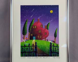 Tom Kelly "Home Is Where The Heart Is" Signed Print