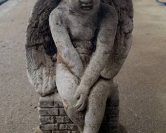 Cast Concrete Angel Babies