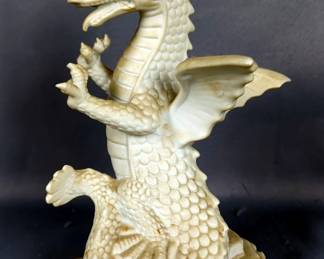 Porcelain Dragon Figurine