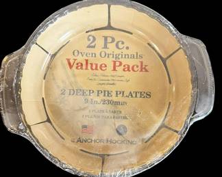 Anchor Hocking 2 Pc. Glass Pie Plates